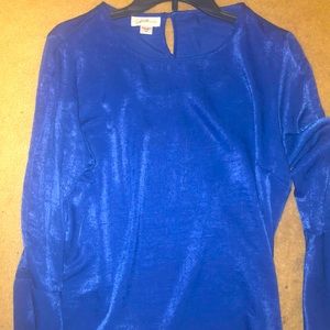 Cobolt blue blouse